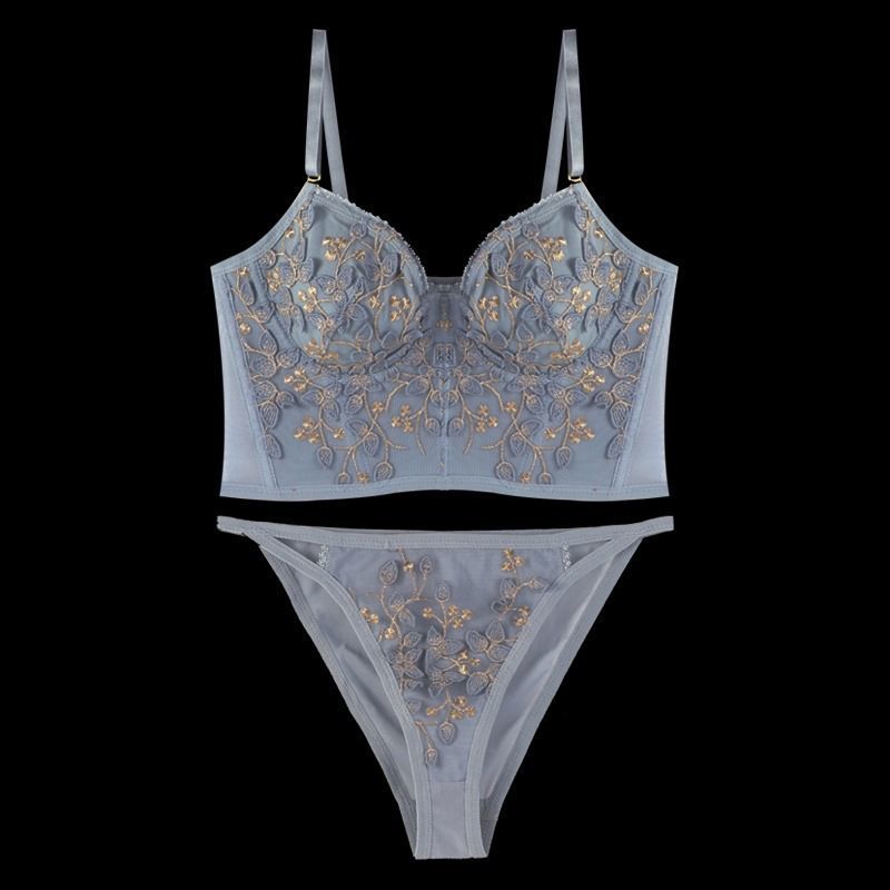 Céline · HZ IN-125 — Embroidered Lace Set