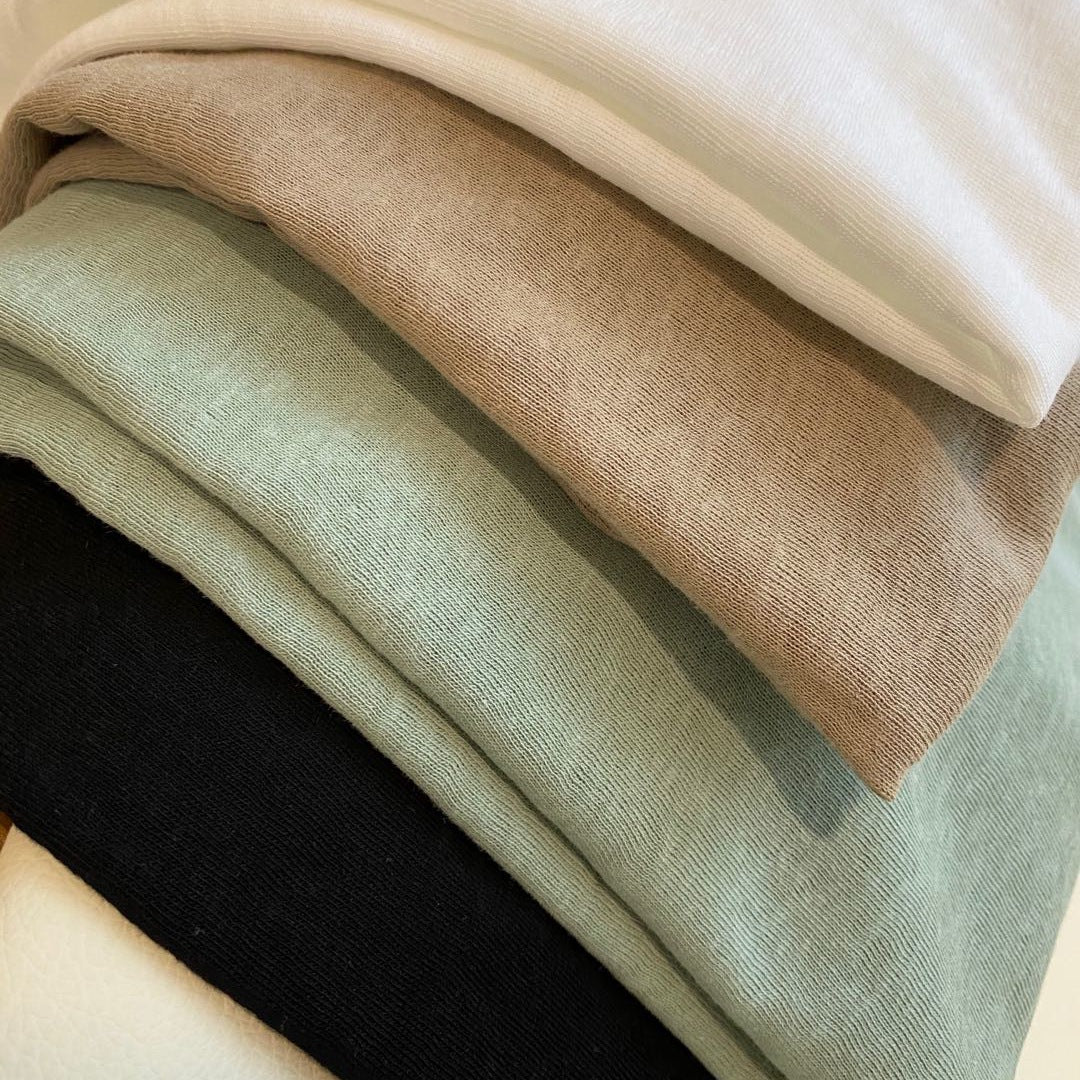 Dune · HZ TP-02 — cotton-linen crew tee