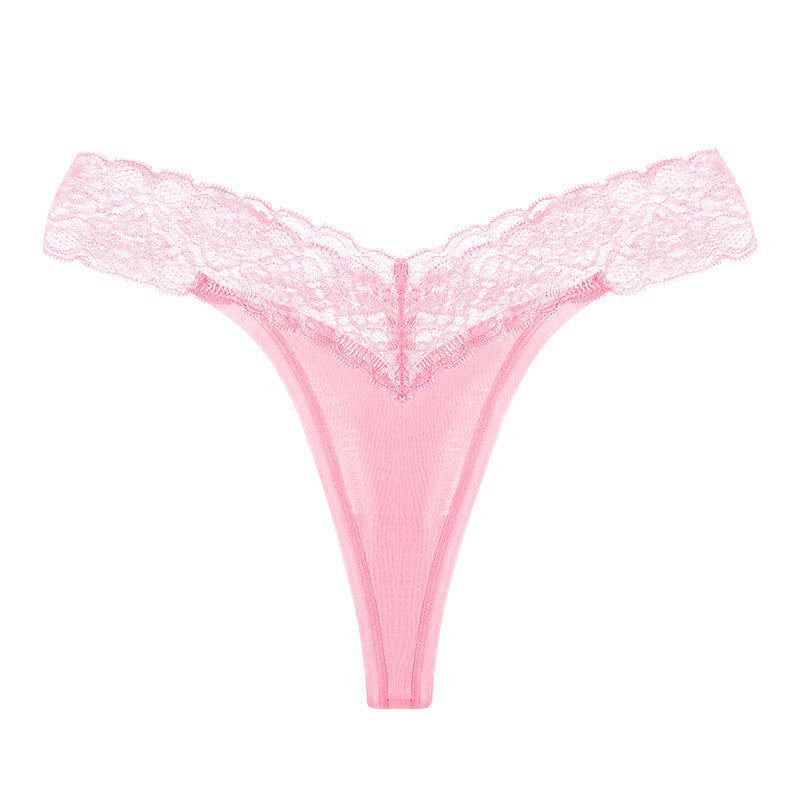Rouge · HZ IB-01 — Low-Rise Lace Thong