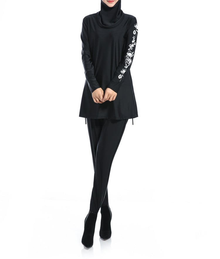 Calla · HZ SX-18 — plain nylon sport one-piece