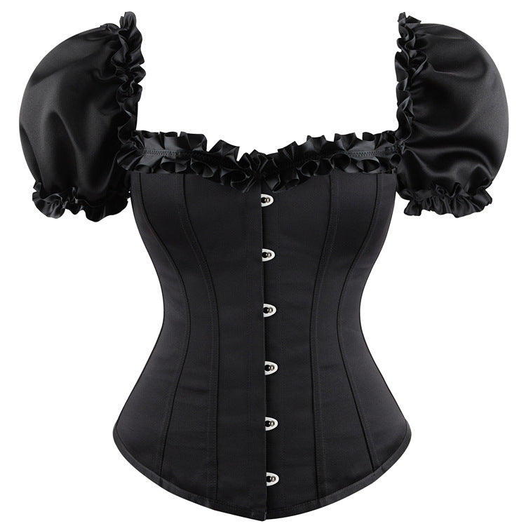 Astra · HZ IX-23 — lace-trim corset top