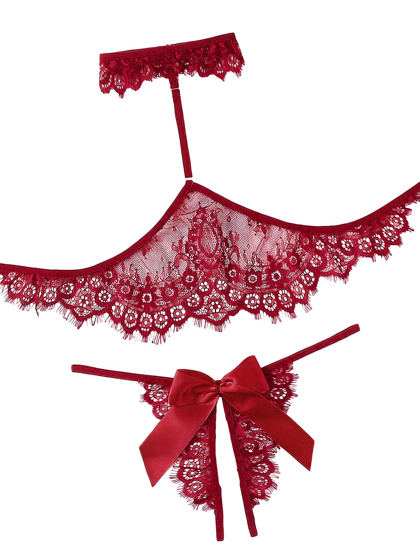Colette · HZ IN-98 — Halter Lace Set