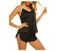 Rouge · HZ IN-41 — satin camisole & shorts set