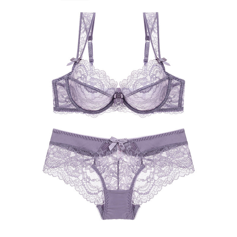Océane · HZ IN-148 — Lace-Trim Sheer Set