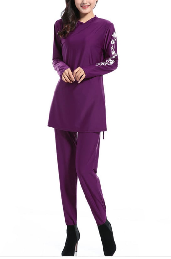 Calla · HZ SX-18 — plain nylon sport one-piece