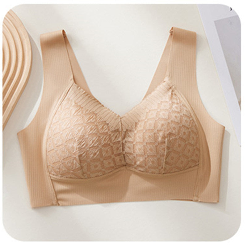 Aurore · HZ IX-14 — French lace wireless plunge bra