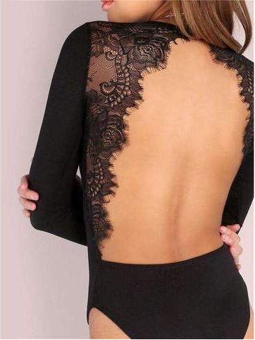 Salomé · HZ IN-187 — Lace Bodysuit