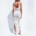 Lérins · HZ SD-13 — backless knit maxi
