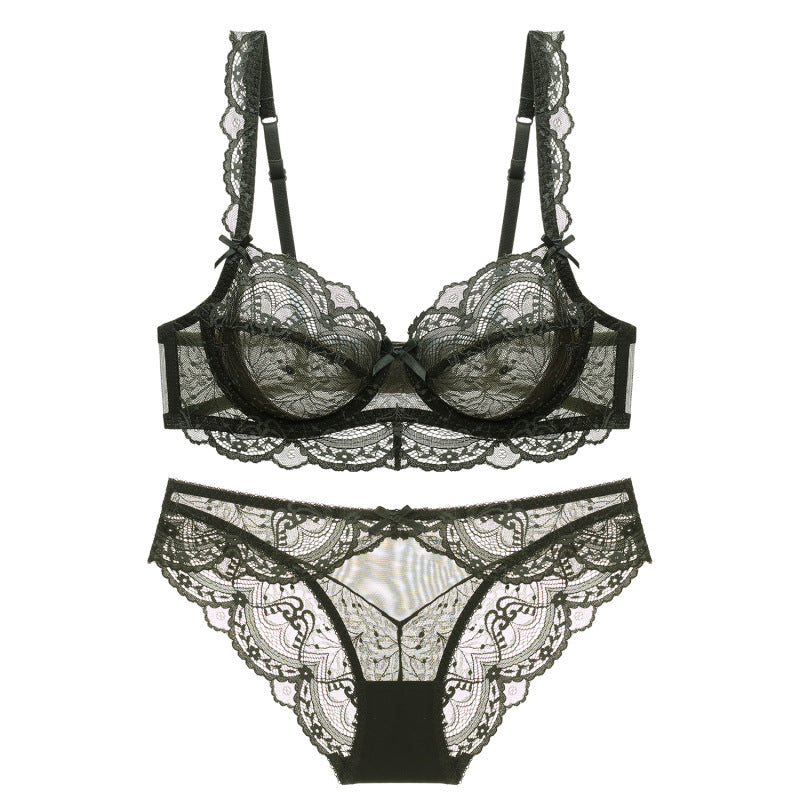 Vesper · HZ IN-25 — ultra-thin lace bra & brief set