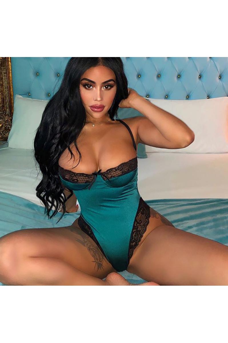Camille · HZ IN-309 — lace bodysuit