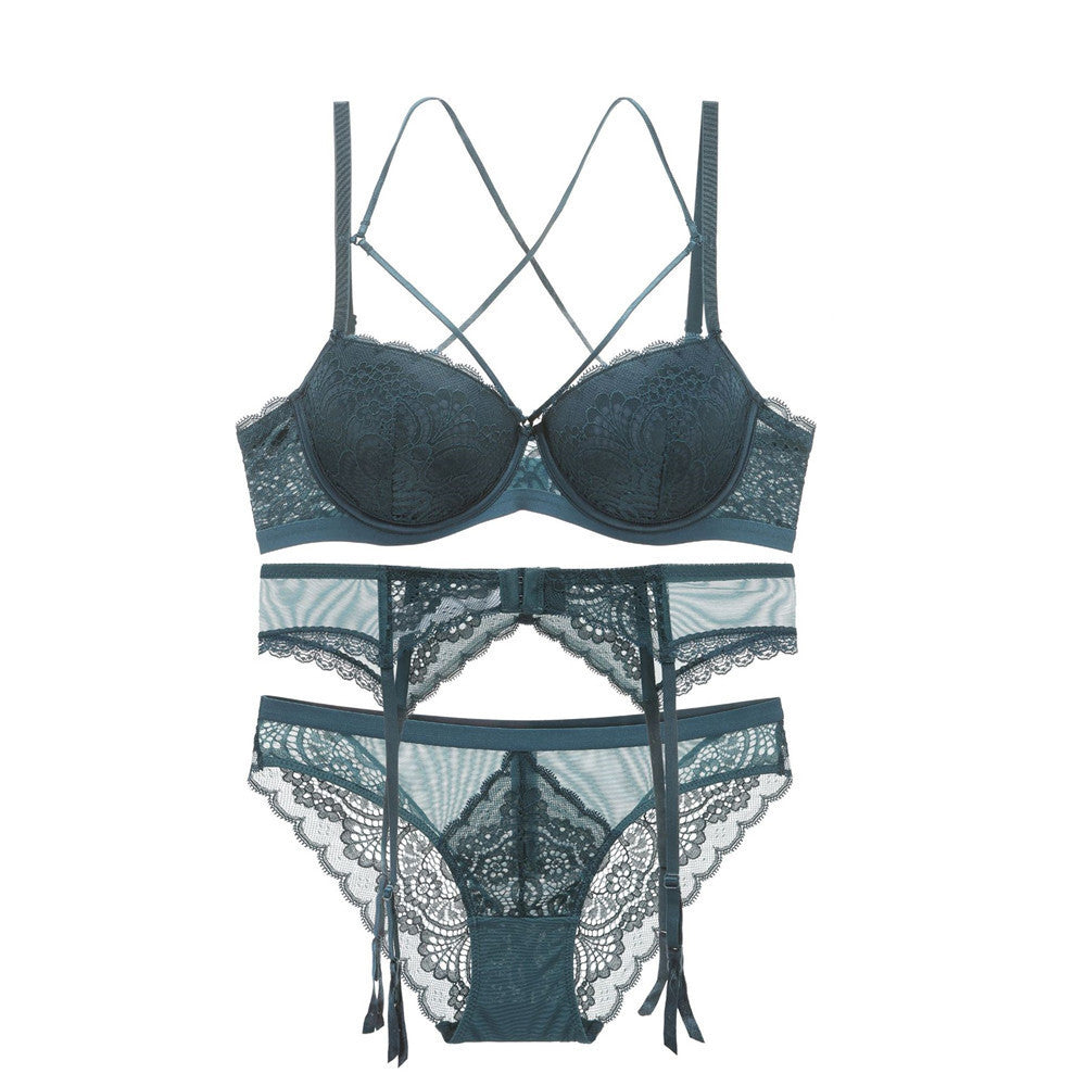 Coco · HZ IN-117 — Embroidered Lace Set