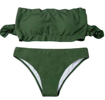 Nova · HZ SX-11 — ribbed off-shoulder bikini