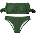 Nova · HZ SX-11 — ribbed off-shoulder bikini