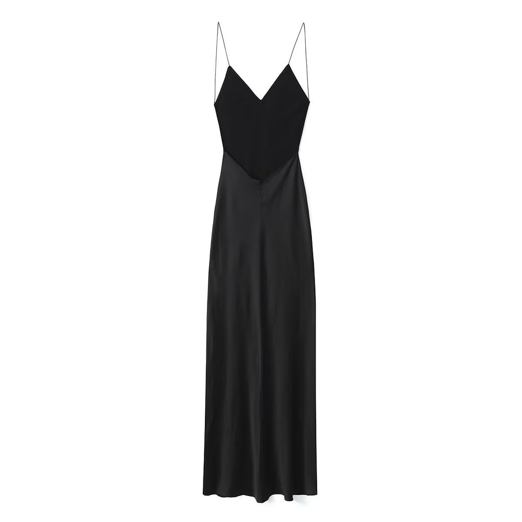 Saint-Tropez · HZ SD-20 — bias satin slip midi