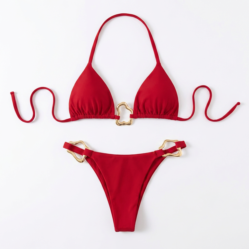 Coral HZ SW-67 Hollow-Cut Set, red, on white