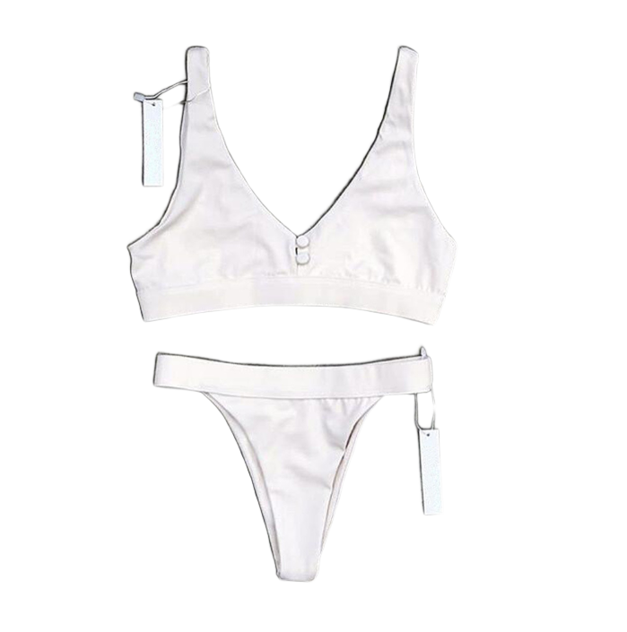 HIPEAZ Nayarit low-waist set — White, clean white